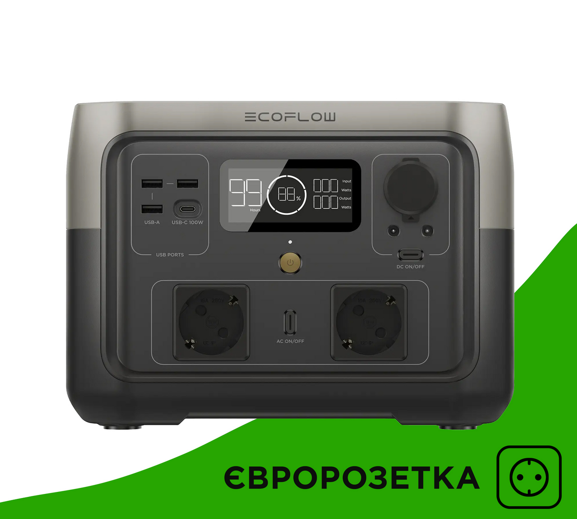 Зарядна станція EcoFlow River 2 MAX EU (512Вт.ч) - изображение