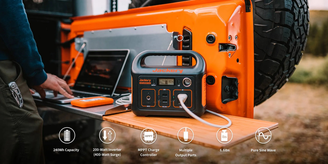 Зарядна станція JACKERY Explorer 240 (240Вт.ч) - изображение