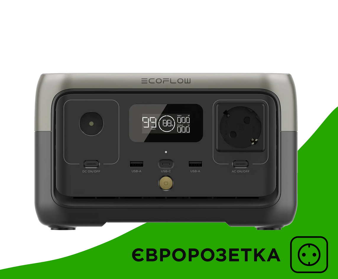 Зарядная станция EcoFlow River 2 EU (256Вт.ч)