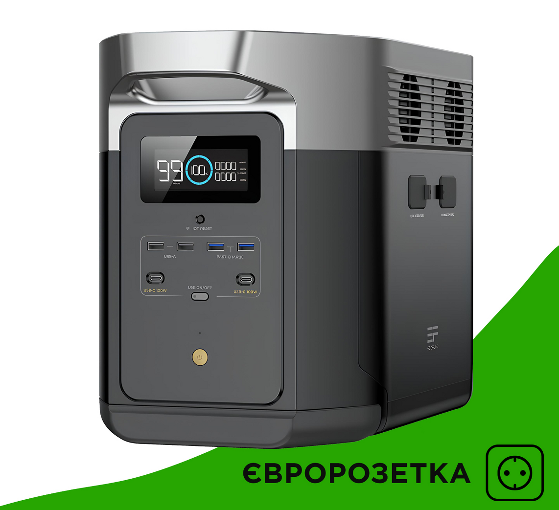 Зарядна станція EcoFlow Delta MAX 2000 EU (2016Вт.ч) - изображение