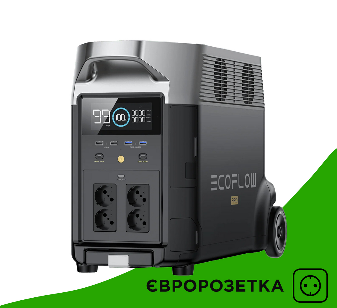 Зарядная станция EcoFlow Delta PRO EU (3600Вт.ч)