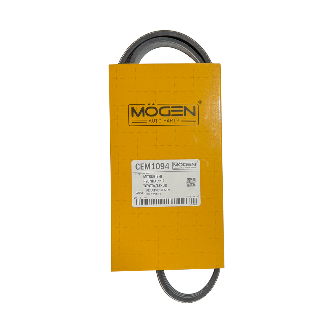 Ремень генератора + помпа (Германия, MOGEN) 2.0L 2.4L T11 MD326780 SMD326780