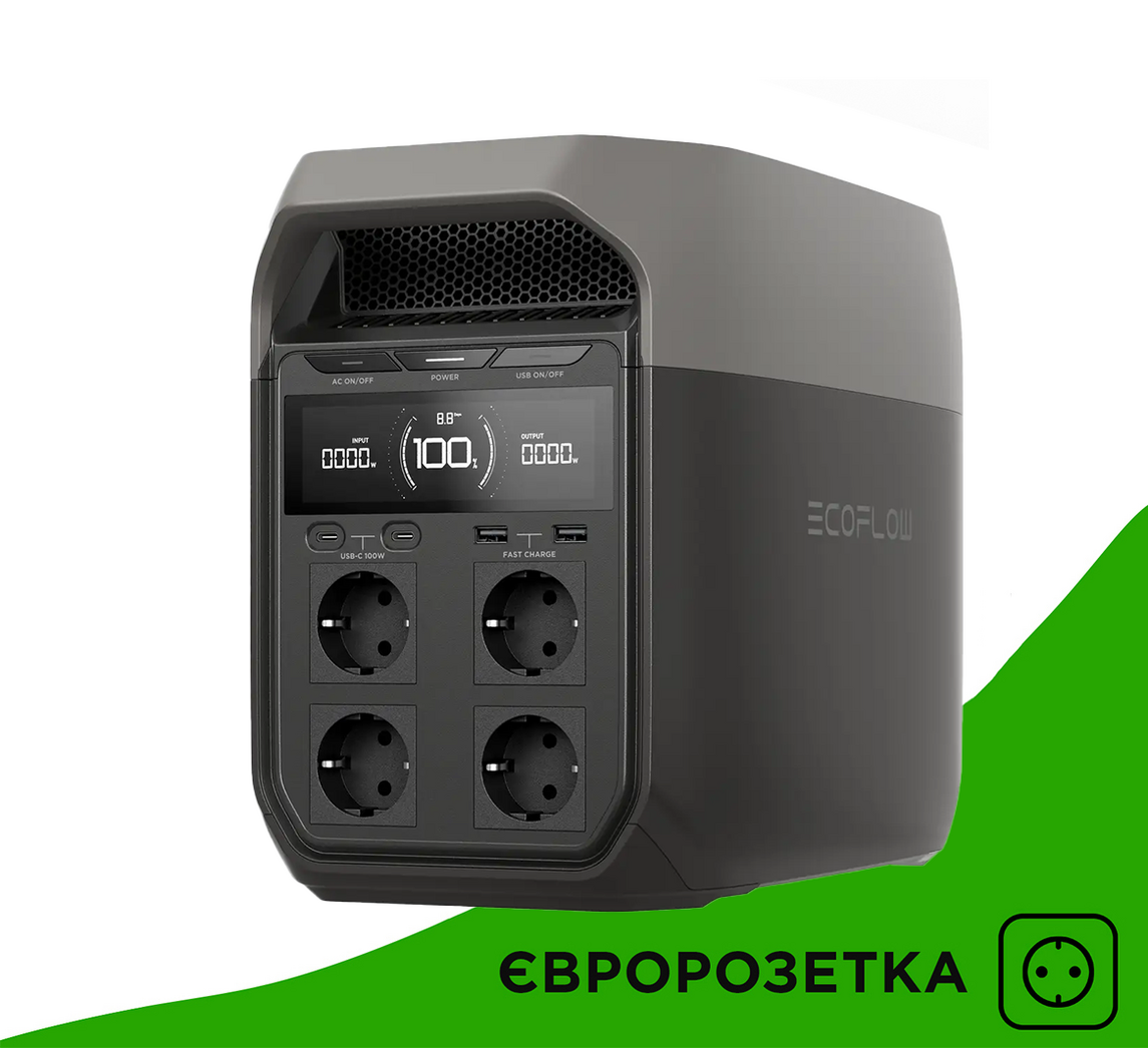 Зарядна станція EcoFlow Delta 3 EU (1024Вт.ч) - изображение
