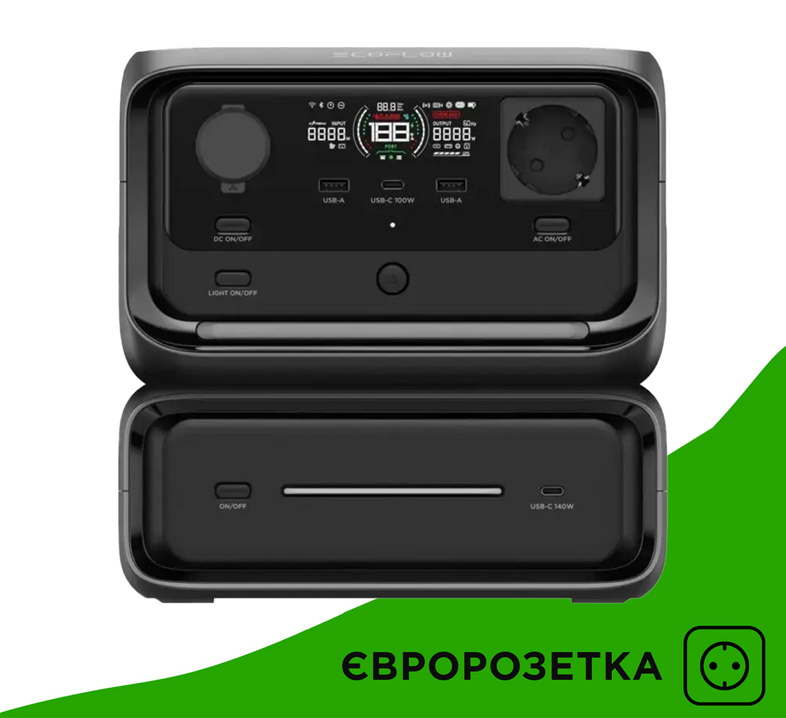 Зарядна станція EcoFlow River 3 MAX EU (572Вт.ч) - изображение